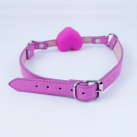 Силиконовый кляп сердечко photo 3