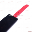 Кожаный ошейник с красной вставкой photo 5