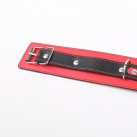 Кожаный ошейник с поводком, 52*5.5 см, длина поводка 85 см photo 4