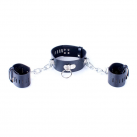 Ошейник с наручниками и тяжелыми металлическими цепями photo 4