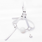 Кляп на ремнях белый photo 1