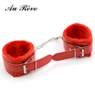 Мягкие наручники AuReve из искусственной кожи, 4 цвета photo 3