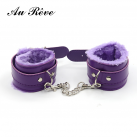 Мягкие наручники AuReve из искусственной кожи, 4 цвета photo 2