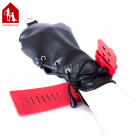 Черные кожаные перчатки Davidsource с замком photo 1