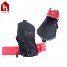 Черные кожаные перчатки Davidsource с замком photo 4