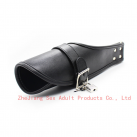 Кожаные наручники с кольцом photo 5