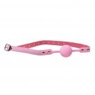 Кляп с ремнями розовый photo 2