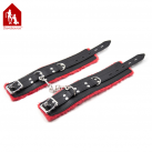 Мягкие черные наручники Davidsource из кожи photo 6