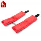 Мягкие черные наручники Davidsource из кожи photo 1