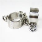 Наручники с цепью. Нержавеющая сталь. photo 3