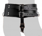 Кожаный пояс с ремнями для вибратора photo 3