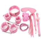 Набір для БДСМ шкіряний 7 ШТ., 4 кольори photo 5