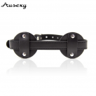 Маска на глаза кожаная черная AUSEXY photo 2