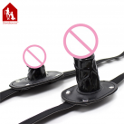 Кляп с замочком и фаллоимитатором. photo 1