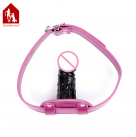 Кляп с замочком и фаллоимитатором. photo 4