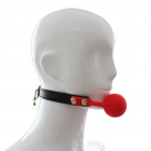 Кляп с замком, Red Ball Gag photo 2