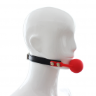 Кляп с замком, Red Ball Gag photo 6