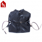 Смирительная рубашка. Черная. Кожа. photo 1