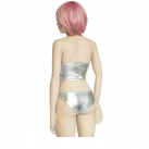 Эротическое женское белье серебристого цвета photo 2