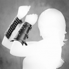 Бондаж для рук из клепаной кожи photo 1