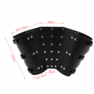 Бондаж для рук из клепаной кожи photo 3