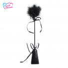 Черная хлопалка Paddle DW-495 с пером photo 2