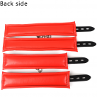 Манжеты для ру и ног БДСМ, черный/красный photo 4