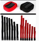 Ремни для связывания БДСМ (красный/черный) photo 6