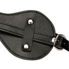 Черная кожаная маска на глаза photo 6