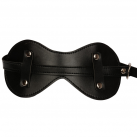 Черная кожаная маска на глаза photo 5