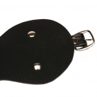 Черная кожаная маска на глаза photo 1