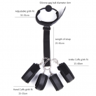 Кляп силиконовый с наручниками photo 1