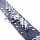 Ошейник из искусственной кожи с шипами photo 4