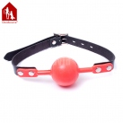 Красный силиконовый кляп Davidsource 48 мм photo 3