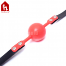 Красный силиконовый кляп Davidsource 48 мм photo 6