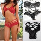 Кружевное эротическое белье Pattern Sexy, черное и красное photo 1