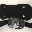 Кожанная маска черная photo 1