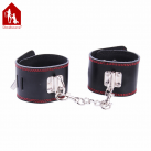 Наручники черные с красной нитью Davidsource  photo 1