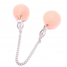 Металлические зажимы для сосков на цепочке photo 2