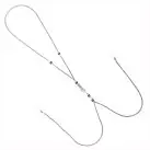 Прикраса для сосків Art of Sex - Nipple Clamps Arrow, колір гранатовий photo 2