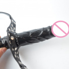 Кляп с фаллоимитатором. Кожа. photo 1