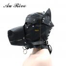 Фетиш маска "Собачка" из кожи photo 1