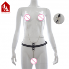 Кожанный пояс с зажимами для сосков и вагины photo 2