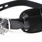 Черный силиконовый кляп-фаллос photo 6