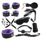 Секс набор из кожи для БДСМ игр, 10 шт./комплект photo 3