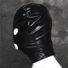 Лакированная кожаная маска с открытым ртом и глазами photo 4