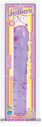 Фаллоимитатор CRYSTAL JELLIES CLASSIC PURPLE 10 photo 2