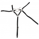 Металлический открытый кляп Oral Fixation photo 3