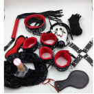 БДСМ набор из 11 элементов, красно-черный photo 2
