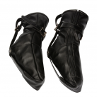 Черные кожаные пинетки для БДСМ photo 3